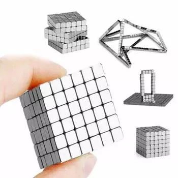 125 шт мощные редкоземельные неодимовые квадратные магниты блок куб развивающая игрушка