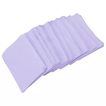 125 шт. одноразовый стоматологический нагрудник с сильным водопоглощением профессиональный стоматологический тату-нагрудник Фиолетовый фиолетовый