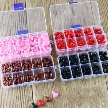 125 шт. пластиковые безопасные глаза для игрушек Amigurumi Diy Kit ремесла TeddyBear мягкая игрушка глаз 6 мм-17 мм игрушечные глаза аксессуары для кукол чёрный