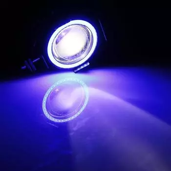 125 Вт светодиодная вспомогательная фара для мотоцикла универсальная 1200 лм Angel Eyes U7 мини-фары для мотоцикла аксессуары для велосипедных фонарей красный