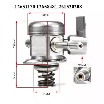 12651170 для Buick Regal Chevrolet Mairui 2.0 5L Топливный насос высокого давления 12658481 261520208