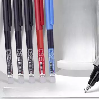 1277CS Pen Tip Straight Liquid Roller Pen Office Быстросохнущая нейтральная шариковая ручка 0,5 мм Carbon Pen 0.5mm/10pcs чёрный