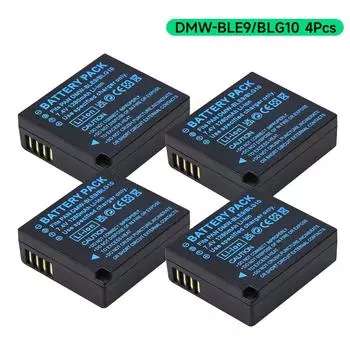 1280 мАч DMW BLE9 BLG10 DMW-BLG10 DMW-BLE9 Батарея для камеры Panasonic DC TZ90 DMC TZ85 TX1 LX100 GX85