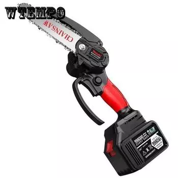 1280VF/4580VF Беспроводная бензопила Портативная бензопила Открытый многофункциональный беспроводной небольшой инструмент для лесозаготовок Одна ручная пила 1280VF чёрный
