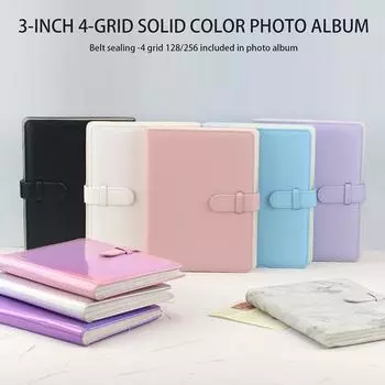 128/256 карманов из искусственной кожи фотоальбом прозрачные карманы фотоальбом для фотографий путешествий