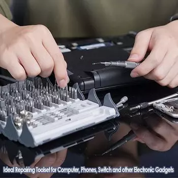 128 in 1 Precision electric screwdriver set high hardness alloy steel portable screwdriver set for electronic repair tools