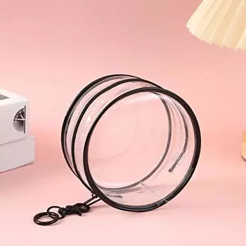 12*12 см дисплей портативный высокая прозрачность милый кукольный мешок для хранения модные аксессуары круглый дизайн кулон 9 цветов