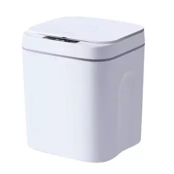 12/14/16L прочный встроенный светодиодный индукционный светильник для мусорного бака с низким энергопотреблением M without Battery серый