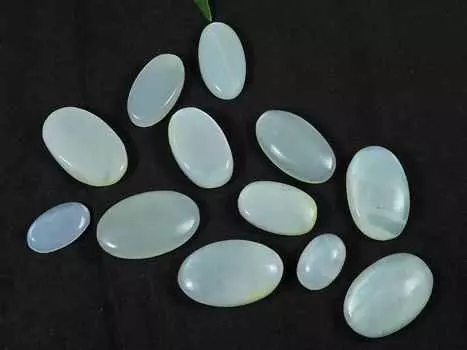 12-14MM натуральный лунный камень овальный кабошон россыпью драгоценный камень 12 шт лот 120 карат. РК-3013