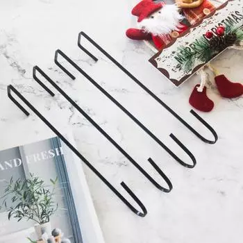 12/15 дюймов вешалка для цветочного венка над дверью большой металлический крючок для венка на Рождество пасхальный венок вешалка для входной двери рождественский подарок