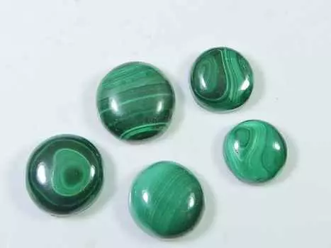12-15 мм натуральный зеленый малахит круглый кабошон драгоценный камень россыпью 5 шт лот RQ-1598