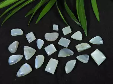 12-16 мм натуральный лунный камень смешанной формы кабошон россыпью драгоценный камень лот 21 шт 168 карат RQ-3015