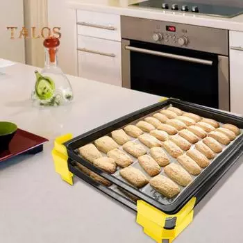 12/16 шт. Укладчик лотков для Harvest Right Freeze Dryer Trays Укладчик противней Stack Clamps для ресторанов Home Kitchens Hotels 12pcs жёлтый