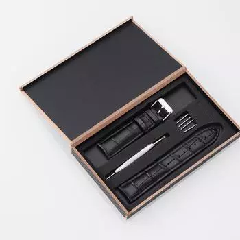 12/18/20 мм кожаный ремешок из воловьей кожи, подарочный набор для женщин и мужчин, ремешок для часов