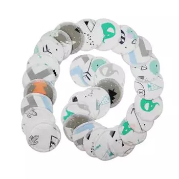 12/18/24 шт. моющиеся многоразовые мягкие хлопковые салфетки для умывания лица и снятия макияжа 12pcs