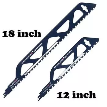12/18-дюймовое полотно для возвратно-поступательной пилы, универсальное режущее полотно для сабельной пилы, легированная сталь, кирпич, бетон, пила для резки каменной кладки