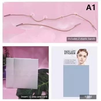 12/18 шт./компл. невидимые тонкие наклейки для лица V-образной формы, быстрая подтяжка лица, подтяжка шеи, глаз, двойной подбородок, морщины, клейкая лента для макияжа
