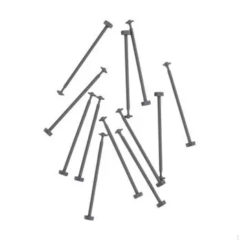 12 1/87 HO Штук в Масштабе для Тренировки для Железнодорожных Поездов Аксессуары Модель Поезда 45.6mm