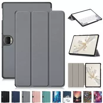 12,1-дюймовый складной кожаный чехол-подставка с магнитной подставкой для планшета Huawei Honor Pad 9, ультратонкий противоударный защитный чехол Honor Pad 9 12.1inch темно-зеленого