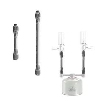 12/23 см удлинительная трубка для газового фонаря, удлинитель для паяльной лампы, удлинитель для лампы для кемпинга, удлинитель для конвертера бензобака для плиты