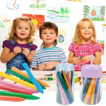 12/24/36 шт. цветных мелков для малышей, моющиеся треугольные мелки для детей от 4 до 8 лет, безопасный набор для раскрашивания для малышей 12pcs