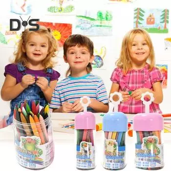 12/24/36 шт. Мелки яркие, цветные, моющиеся, с эргономичной ручкой, мелки для мелкой моторики, удобные для удержания, большие мелки 12 colours