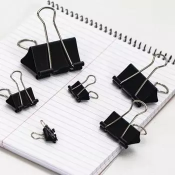 12/24/48/40/60 шт. различные характеристики зажимы для документов хорошая эластичность длинный хвост черные зажимы для документов офис 15mm