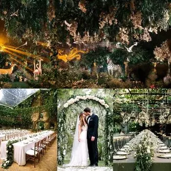 12/24 шт., висячие искусственные листья плюща, гирлянда из ротанга, виноградная лоза, растение, свадебный декор 12pcs