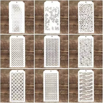 12*24 см DIY ремесло многослойные трафареты для росписи стен Скрапбукинг штамповки альбомы декоративное тиснение бумажные карты