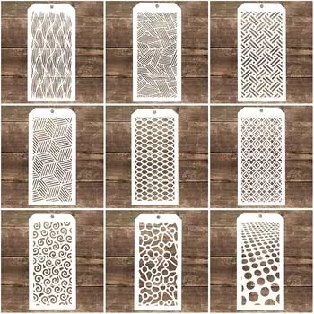12*24 см DIY ремесло многослойные трафареты для росписи стен Скрапбукинг штамповки альбомы декоративное тиснение бумажные карты