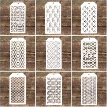 12*24 см DIY ремесло многослойные трафареты для росписи стен Скрапбукинг штамповки альбомы декоративное тиснение бумажные карты