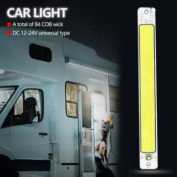 12-24 В 84 светодиодные лампы для интерьера автомобиля COB Light 10 Вт светодиодные лампы для лодок, лампы для чтения, грузовые автомобили, транспортные средства