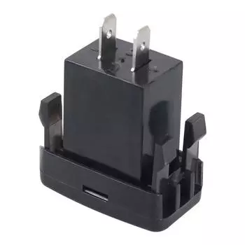 12-24 В автомобильное зарядное устройство для мобильного телефона, светодиодный вольтметр QC3.0, автомобильное зарядное устройство типа C PD, два порта USB, адаптер питания красный