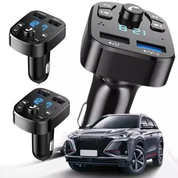 12-24 В автомобильный Bluetooth FM-передатчик 87,5-108 МГц аудио автомобильный MP3-плеер 5 В выход USB автомобильная быстрая зарядка электронные аксессуары