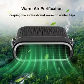 12/24 V Car Heater Car Heater Defogger 2 in 1 Modes Heating and Cooling Mini Car Heater Defroster Fast Heating Defrost Defogger