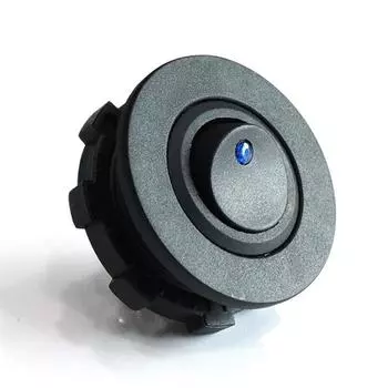 12/24 В круглый светодиодный переключатель для автомобильного зарядного устройства, комбинация панели с 3 контактами, управление включением-выключением для модификации автомобиля, грузовика, лодки красный