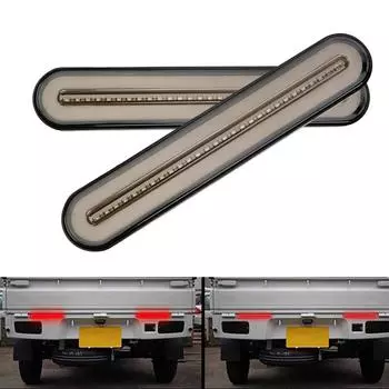 12-24 В огни прицепа для грузовика, лампа указателя поворота автомобиля, задний индикатор заднего хода, стоп-сигнал, мигающий водонепроницаемый светодиод