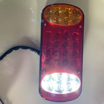 12-24 В прицеп грузовик четыре в одном тормозной задний фонарь пикап грузовик автомобиль задний фонарь 32 светодиода автомобиль грузовик задний фонарь прочный задний фонарь красный