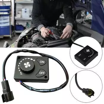 12/24 В ручка переключателя парковочного обогревателя универсальная для автомобилей грузовиков судов воздушно-дизельный обогреватель управление ЖК-регулятор переключатель чёрный