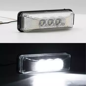 12-24 В светодиодный указатель положения габарита спереди сзади сзади боковой указатель поворота для грузовика автофургона автомобиля автобуса прицепа фургона каравана лодки грузовика