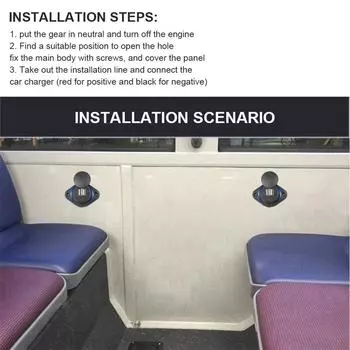 12/24 В 4,2 А двойной USB зарядное устройство розетка адаптер питания со сдвижной крышкой для мотоцикла автомобиля лодки автобуса квадроцикла UTV кемпера каравана XK белый