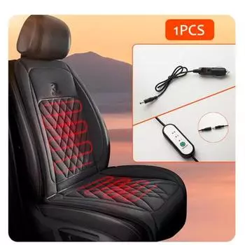 12-24V Heated Car Seat Cover Universal Winter Heating Cushion Back Warmer Pads