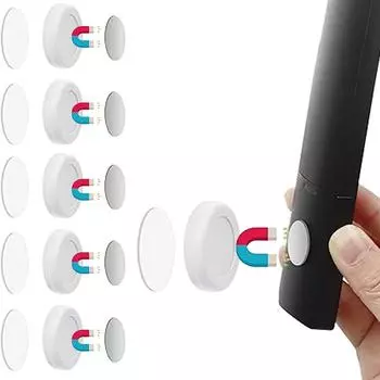 12/2 шт. прочные магнитные крючки настенное крепление анти-потеря магнитный держатель для хранения для пульта дистанционного управления холодильник наклейка домашний органайзер крючок