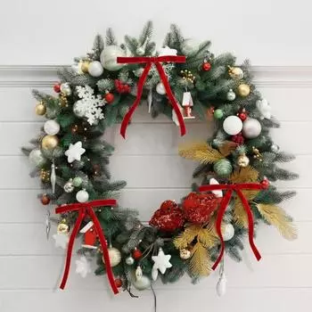 12/36 шт. Рождественские елочные украшения банты мягкий гладкий материал многоразовые винтажные 12pcs кофейный