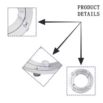 12-39 см вращающийся подшипник поворотный стол ленивая Сьюзан база для кухни обеденный стол столовые приборы аксессуары и детали алюминиевый сплав