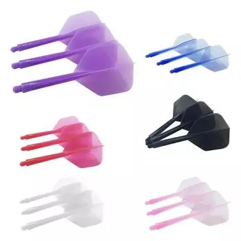 12-3 шт. профессиональные дротики, 2BA, пластиковые прозрачные стержни, дротики, анти-падение, интегрированные дротики, для помещений и улицы