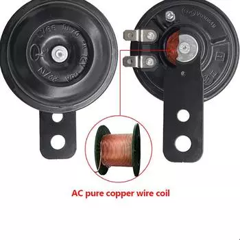 12 48 60 72V Мотоцикл Электрический гудок Автомобильный громкий свисток Динамик Мотоцикл Байк Мотоцикл для езды по грязи Скутер Электрический гудок Аксессуары