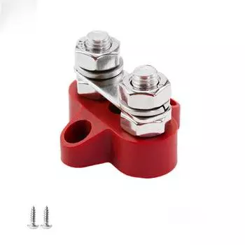 12-48 В сверхпрочный одно- и двухпроводной клеммный болт для транспортных средств, кораблей, яхт и машин M6 single connection bolt чёрный