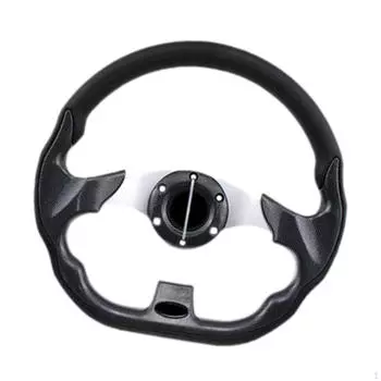12,5-дюймовый руль для гольф-кара, профессиональный универсальный аксессуар для модификации автомобиля чёрный