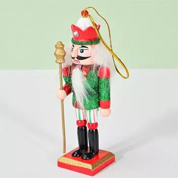 12,5 см рождественские цвета деревянный Щелкунчик солдат Щелкунчик играющий оркестр куклы настольные поделки украшения